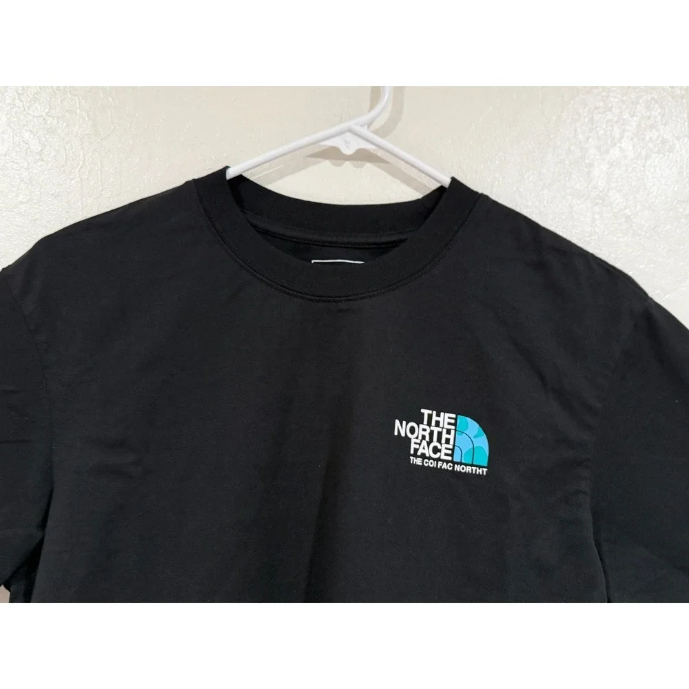 The North Face Black Earth Globe Graphic Cotton Short Sleeve T-Shirt Unisex